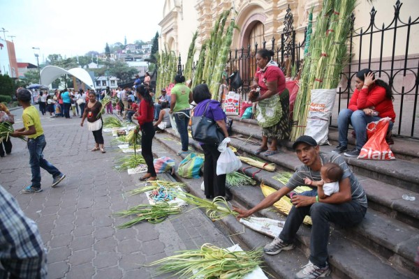 Hondureños marcaron hoy el comienzo de la Semana Santa